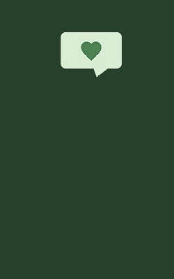 social media icon on a green background