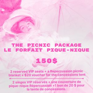 VIP Package: The Picnic Package | Forfait VIP : Pique-nique